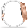 Часы GARMIN VIVOMOVE STYLE розовое золото с белым силиконовым ремешком 010-02240-20